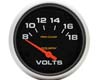 Autometer Pro-Comp 2 5/8 Voltmeter Gauge