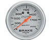 Autometer Silver 2 5/8 Brake Pressure Gauge