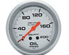 Autometer Silver 2 5/8 Oil Pressure 0-200 Gauge