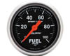 Autometer Sport-Comp 2 1/16 Fuel Pressure 0-100 Gauge