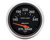 Autometer Sport-Comp 2 5/8 Cylinder Head Temperature Gauge