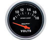 Autometer Sport-Comp 2 5/8 Voltmeter Gauge