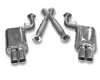 B&B 2.5 inch Catback Exhaust System Quad 3 inch Round Tips Nissan 300ZX Non-Turbo 2+2 90-96