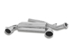 B&B 3 inch Catback Exhaust System 4 inch Round Double Wall Tips Audi TT 00-06
