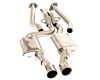 B&B Catback Exhaust System Twin 4 inch Round Double Wall Tips Jeep Grand Cherokee SRT-8 06-09