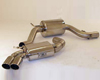 B&B Catback Exhaust System With Downpipe 2.5 inch w/Twin Tips Volkswagen Golf GTI 03-05