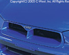 C-West Front Grill Subaru WRX 02-03