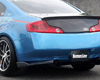 ChargeSpeed Bottom Line Carbon Rear Lip Caps Infiniti G35 Coupe 03-07
