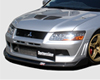 ChargeSpeed Bottom Line Carbon Front Lip Mitsubishi EVO VIII 03-05