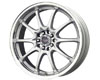 Drag DR-9 17X7  4x100/114  40mm   Silver Machined