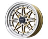 Drag DR-20 15X7  4x100  10mm Gold Machined Face