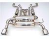 Invidia Gemini Catback Exhaust Rolled Stainless Steel Tips Infiniti G37 Coupe 07-12