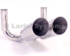 Larini Systems Slash Cut Tail Pipes Lamborghini Murcielago 02-06