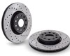 Neuspeed Cross-Drilled Rotors - Left Front and Right Front Volkswagen Golf 2.0L TDI VI 10-12