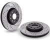 Neuspeed Cross-Drilled Rotors - Left Front and Right Front Volkswagen Golf 2.0L TDI VI 10+
