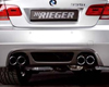 Rieger Carbon Look Rear Skirt w/ Mesh BMW E92 & E93 335i 07-11
