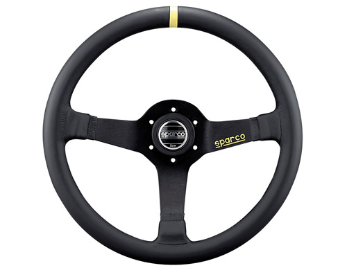 Sparco 345 Leather Universal Racing Steering Wheel