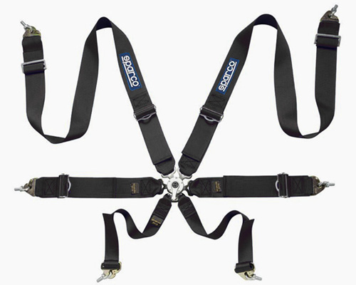 Sparco Competition 6-Point Pull Down Style Harness