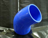 TurboXS Silicone 45 Degree Elbow Coupler 38mm Blue