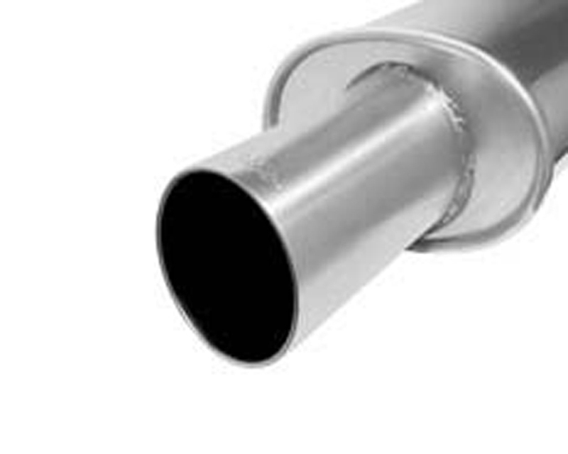 REMUS Sound Stainless Steel Oval Tip Universal Rear Muffler Without Homologation
