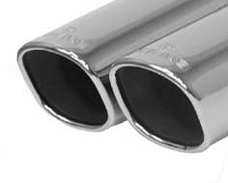 REMUS Square Dual Tip Universal Rear Muffler Without Homologation