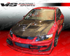 VIS Racing Carbon Fiber VRS Hood Mitsubishi EVO IX 06-07