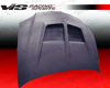 VIS Racing Dry Fusion CF VRS Hood Mitsubishi EVO IX 06-07