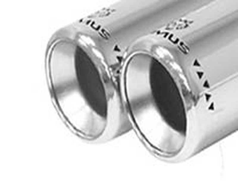 REMUS Round Rallye-Design Dual Tip Rear Muffler Audi A3 1.6L Typ 8L 96+