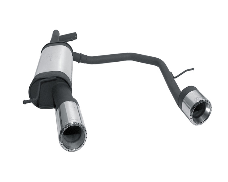 REMUS Round Turbo Design Dual Tip Rear Muffler Audi TT 1.8L Turbo Typ 8N 98+