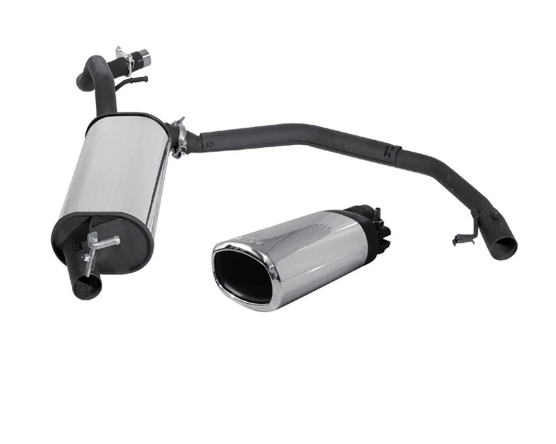 REMUS PowerSound Oval Dual Tip Rear Muffler w/ Valve Control Audi A3 1.8L Turbo Typ 8L 97+