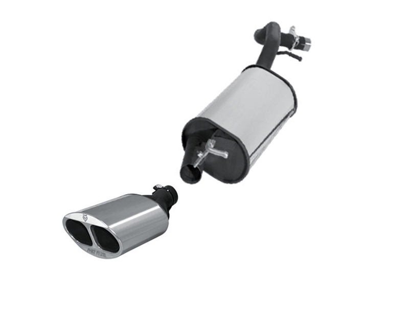 REMUS PowerSound Oval Tip Rear Muffler Audi A3 Sportback 2.0L FSI Typ 8P 05+
