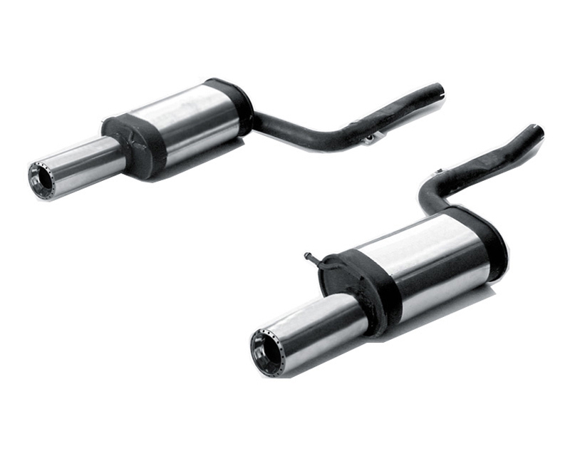 REMUS Round Turbo Design Dual Tip Rear Muffler Audi S4 Quattro 4.2L Sedan and Avant Typ 8E 03+