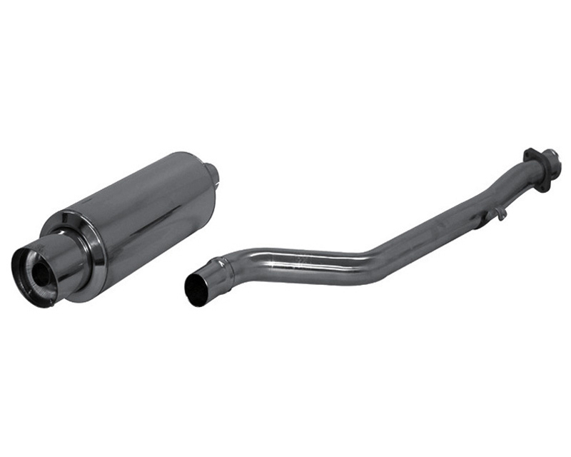 REMUS Round Polished Rear Muffler BMW 316i E36 1.6L 90-98