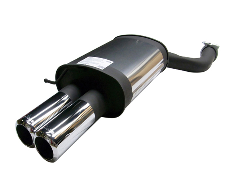 REMUS Round Embossed Dual Tip Rear Muffler BMW 520i E60 2.2L Sedan 03+