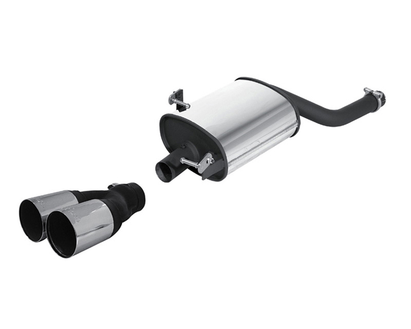 REMUS PowerSound Round Dual Tip Rear Muffler w/ Valve Control BMW 316i E46 1.8L 98-05