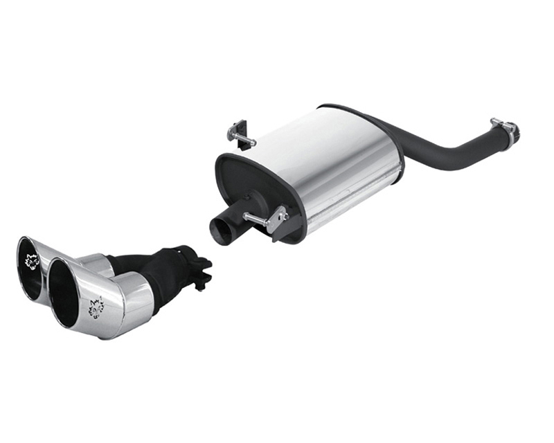 REMUS PowerSound Rallye-Design Dual Tip Rear Muffler w/ Valve Control BMW 318i E46 1.9L 98-05