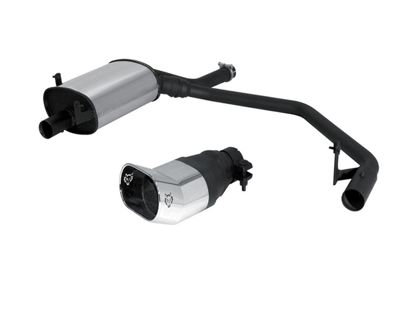 REMUS PowerSound Oval Rallye-Design Dual Tip Rear Muffler w/ Valve Control BMW 318i E46 2.0L 98-05