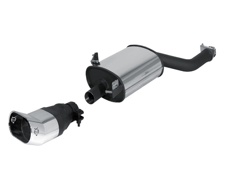 REMUS PowerSound Oval Rallye-Design Tip Rear Muffler w/ Valve Control BMW 320i E46 2.0L 98-05