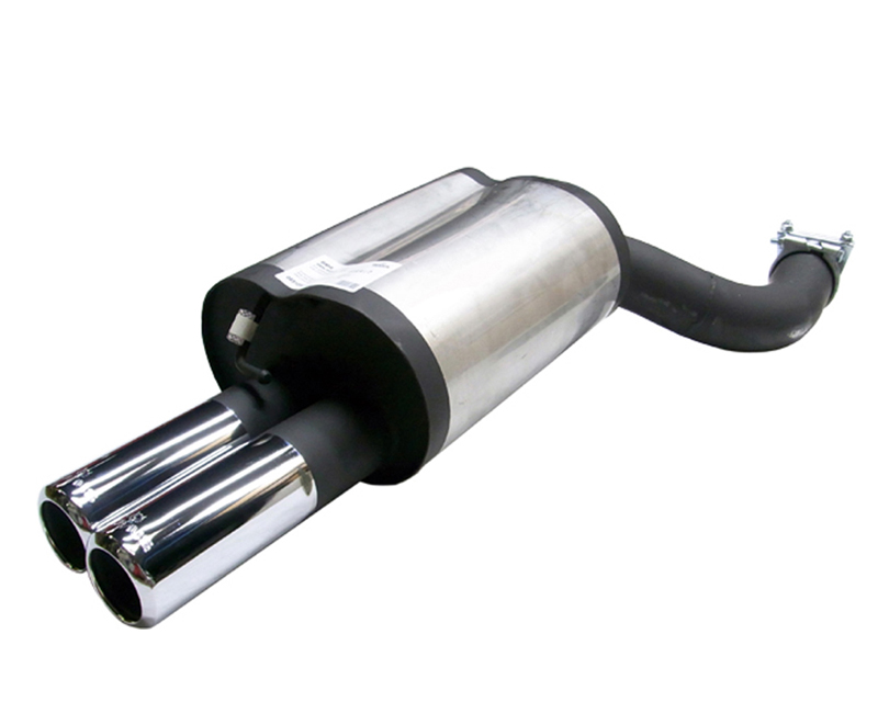 REMUS Round Embossed Dual Tip Rear Muffler BMW 545i E60 4.5L Sedan 03+