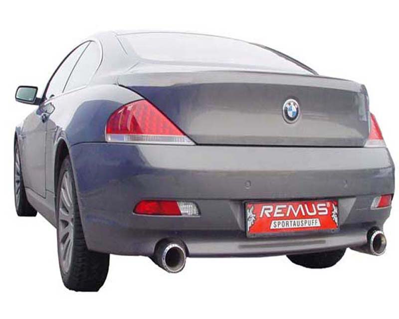 REMUS Turbo Design Dual Tip Rear Muffler BMW 645Cl E63 4.4L Coupe 04+