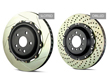 Brembo 2pc Slotted 350mm Front Rotors for OEM Brakes Porsche 991 Carrera C2S w/o PCCB 12+