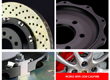 Brembo 2pc Slotted 350mm Front Rotors for OEM Brakes Porsche 991 Carrera C2S w/PCCB 12+