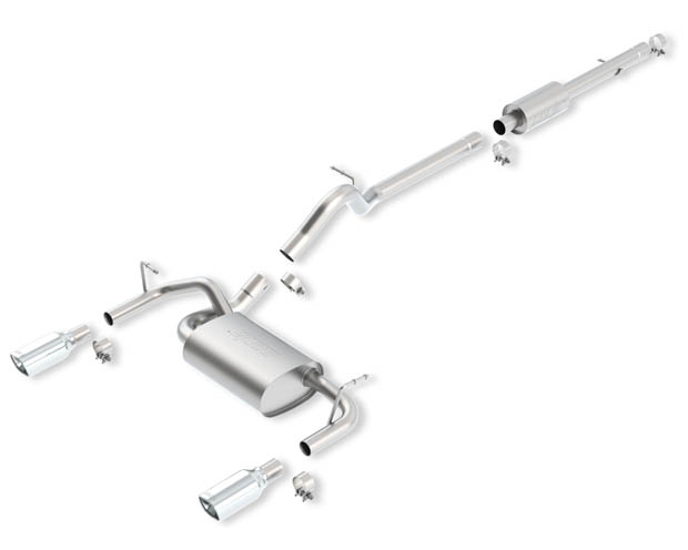 Borla Stainless Steel Cat Back System Jeep Wrangler Ultimate Rubicon Sport Sahara 12-13