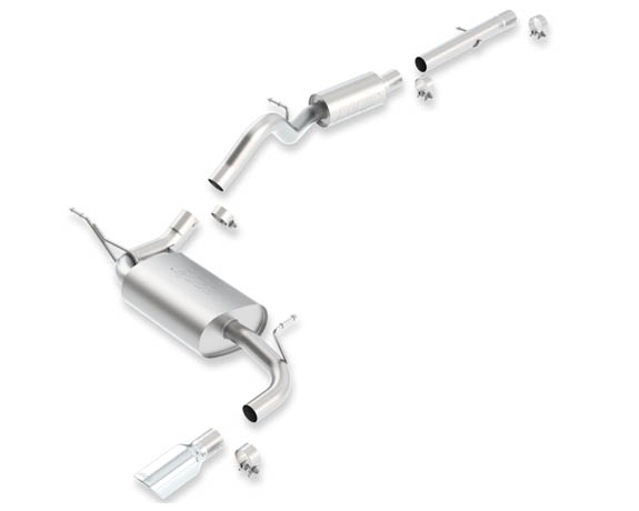 Borla Stainless Steel Cat Back System Jeep Wrangler Rubicon Sahara Sport 12-13