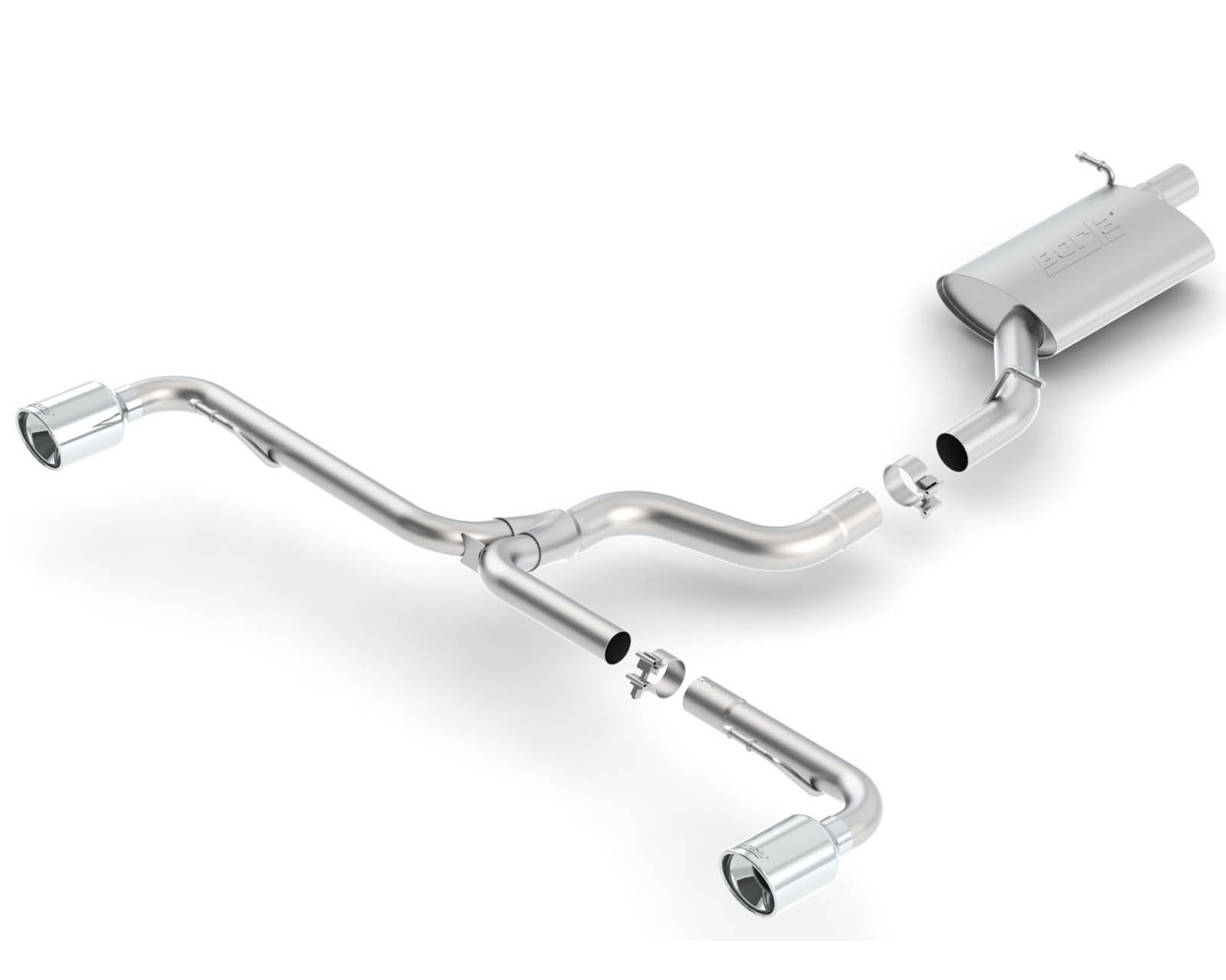 Borla Stainless Steel Cat Back System Audi TT Quattro 11-11