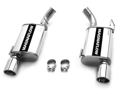 Magnaflow 2.5 Inch Stainless Axle-Back Exhaust Ford Mustang GT500 07-10