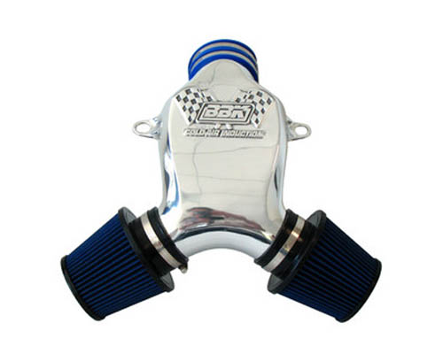 BBK Polished Aluminum Cold Air Intake System Cast Aluminum Inlet Chevrolet C6 LS2 Corvette 05-07