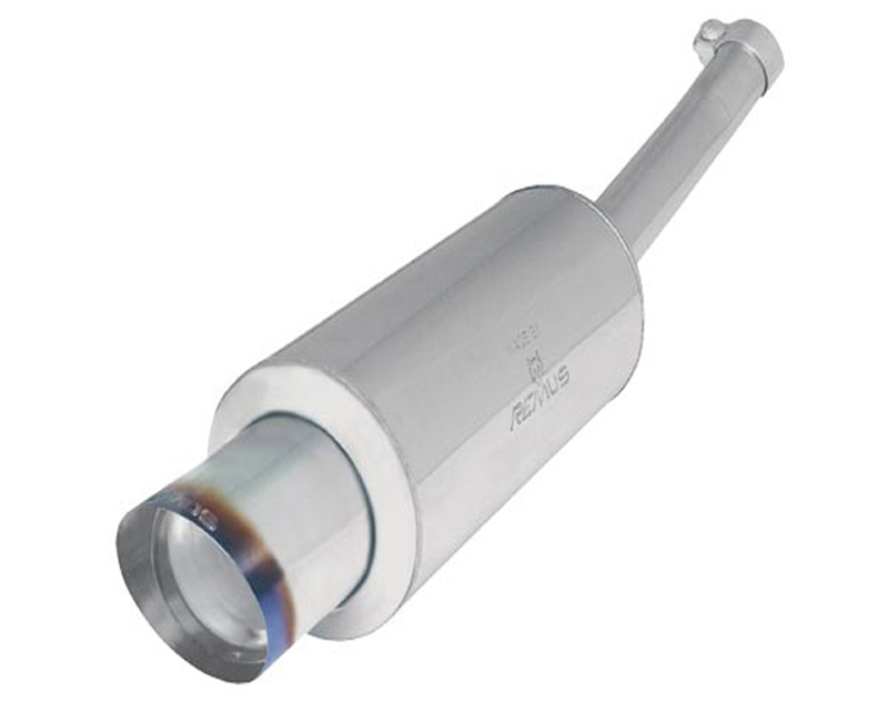 REMUS Round Polished and Burned Rear Muffler Honda Civic Type R 2.0L 3 Door 02+