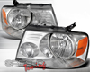 SpecD Chrome Housing Headlights Ford F-150 04-08