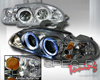 SpecD Chrome Halo Projector Headlights Honda Civic 92-95 4D